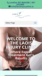 Mobile Screenshot of laoisinjuryclinic.ie